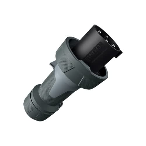 ENCHUFE AEREO 125AMP 3P+T 500V NEGRO 7H IP67 POWERTOP XTRA MENNEKES