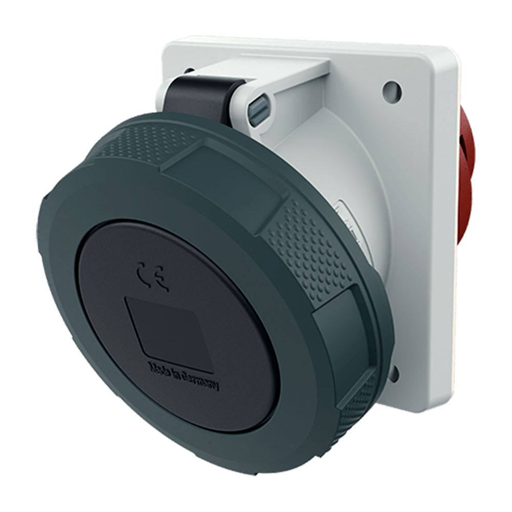 TOMA EMPOTRABLE 125AMP 3P+T 500V NEGRO 7H IP67 MENNEKES