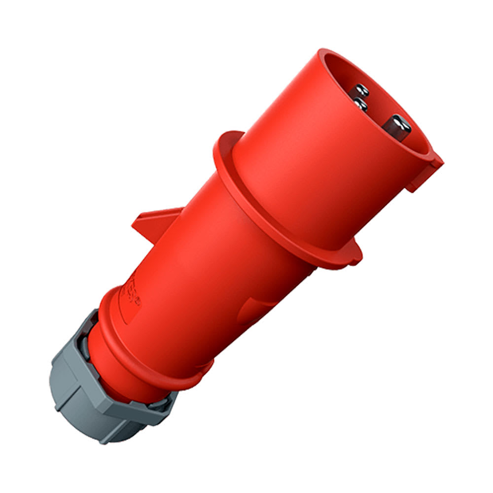 ENCHUFE 16AMP 2P+T 415V ROJO 9H IP44 MENNEKES4
