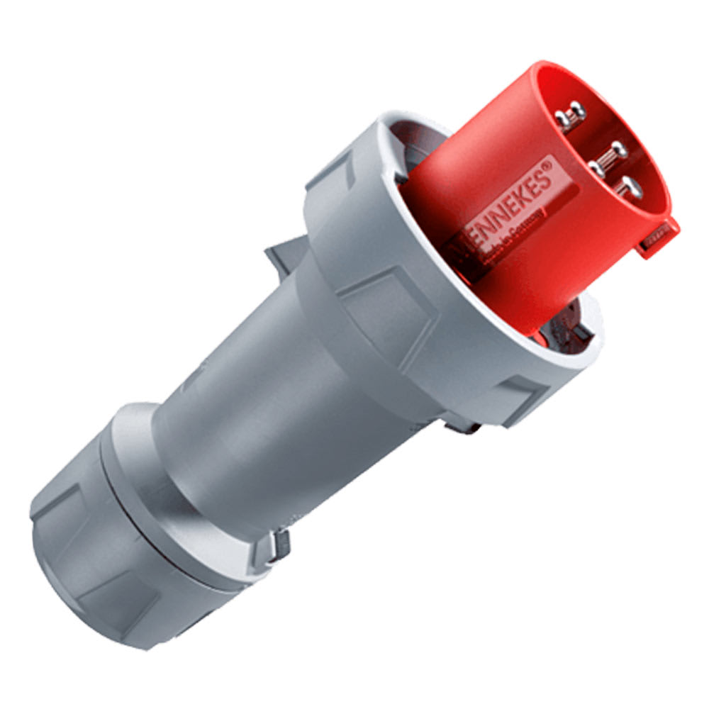 ENCHUFE 125AMP 3P+N+T 415V ROJO 6H IP67 POWERTOP PLUS MENNEKES