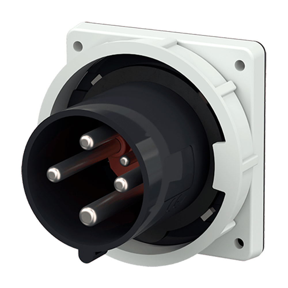 ENCHUFE EMPOTRABLE 125AMP 3P+T 500V NEGRO 7H IP67 MENNEKES