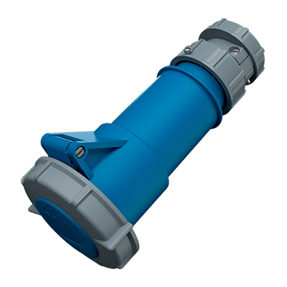 TOMA AEREO 16AMP 2P+T 230V AZUL 6H IP67 POWERTOP, PINES NIQUELADOS MENNEKES3