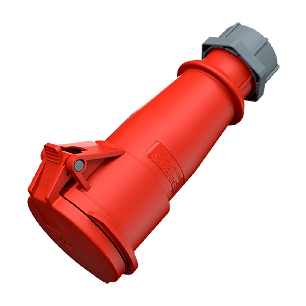 TOMA AEREO 32AMP 2P+T 415V ROJO 9H IP44 523 MENNEKES