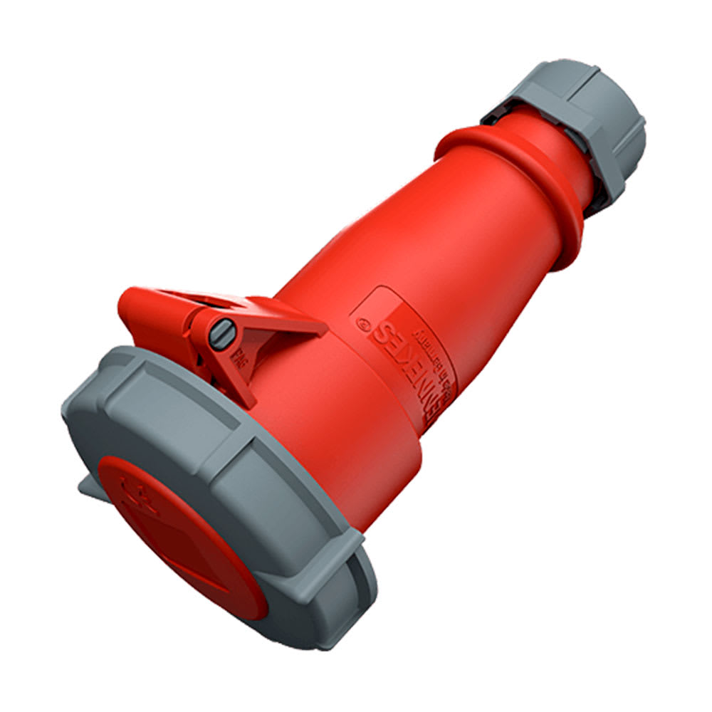 TOMA AEREO 16AMP 3P+T 415V ROJO 6H IP67 MENNEKES