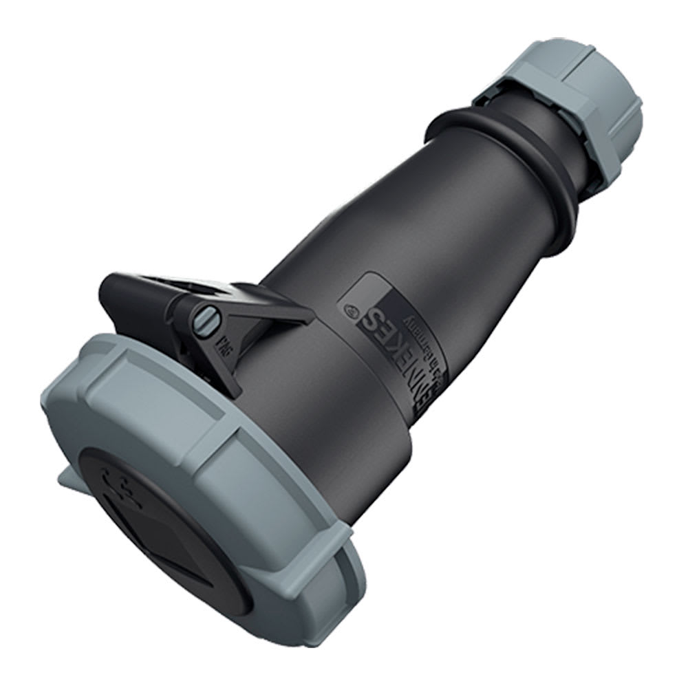TOMA AEREO 16AMP 3P+T 500V NEGRO 7H IP67 MENNEKES