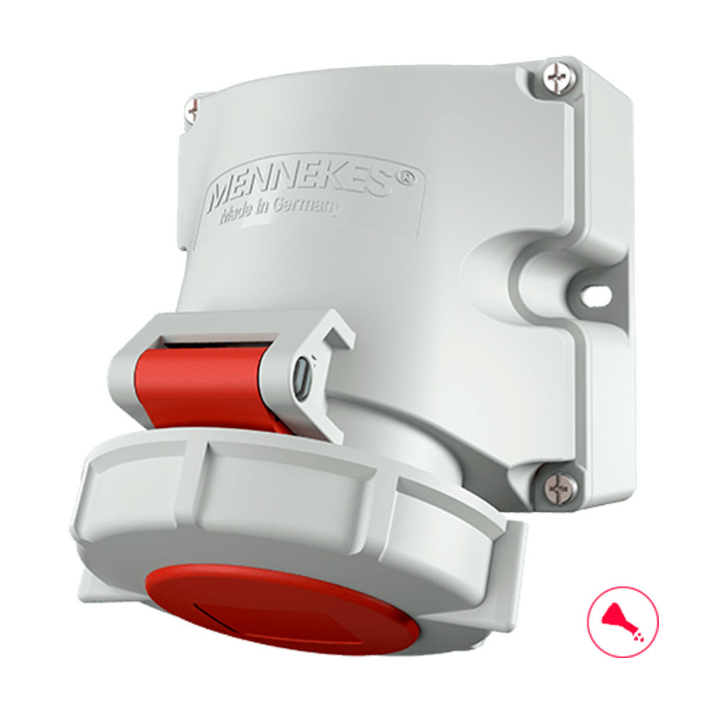 TOMA VISIBLE 16AMP 2P+T 415V ROJO 9H IP67 MENNEKES4