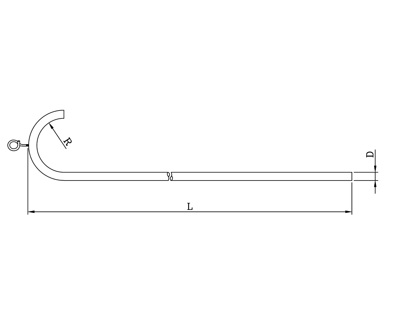 MASTIL PARA ACOMETIDA DE PVC SAP 13X1500MM D1TU0200 ARAGCU AD2