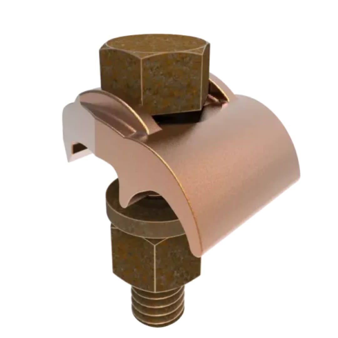 CONECTOR MECANICO CU TIPO GBM P/CABLE 4AWG-2/0AWG A BARRA 1/4'' PERNO 3/8'' UL BURNDY2