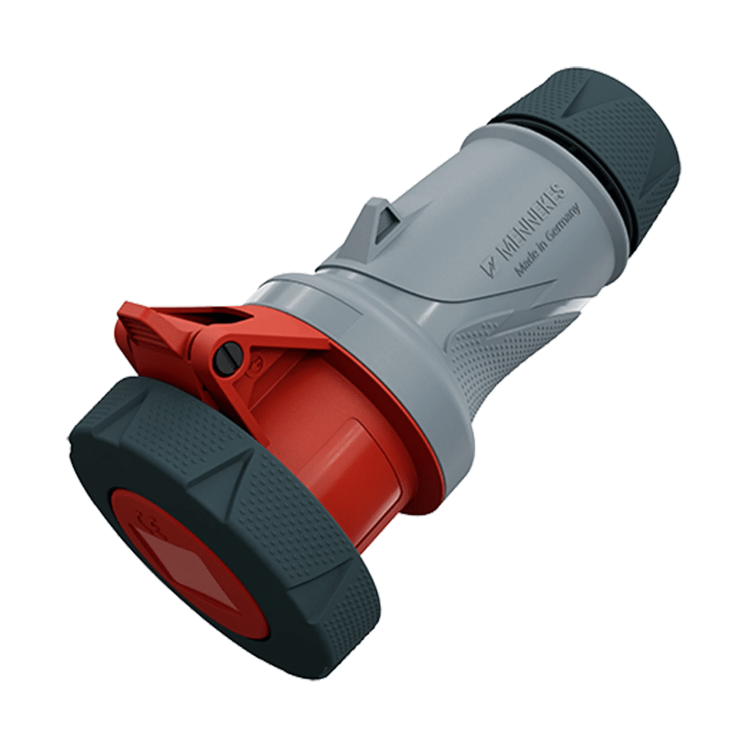 TOMA AEREO 16AMP 3P+T 415V ROJO 6H IP67/IP69 POWERTOP XTRA MENNEKES