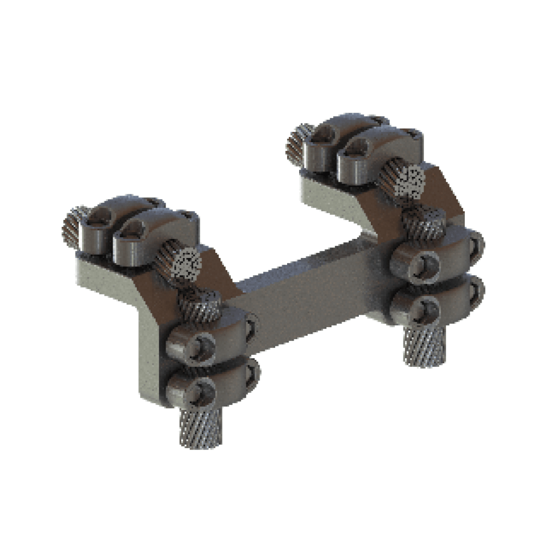 CONECTOR ACODADO A 90° CABLE DUPLEX A CABLE DUPLEX MLDDC-3832 ARAGCU AS