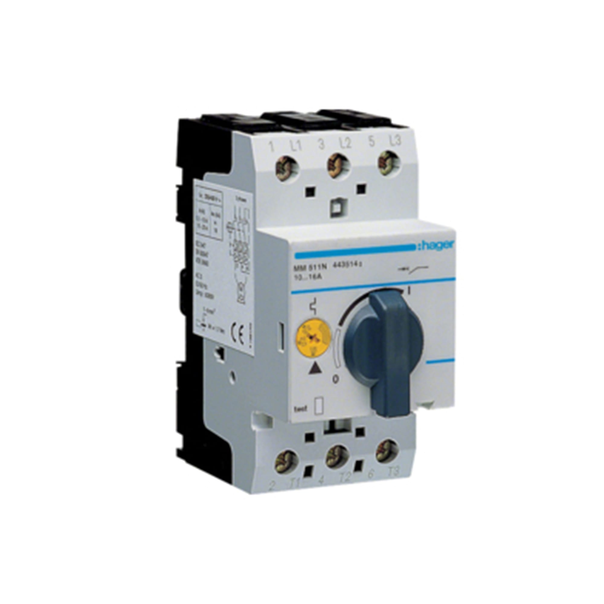 GUARDAMOTOR MAGNETOTERMICO DE 10 A 16 A HAGER