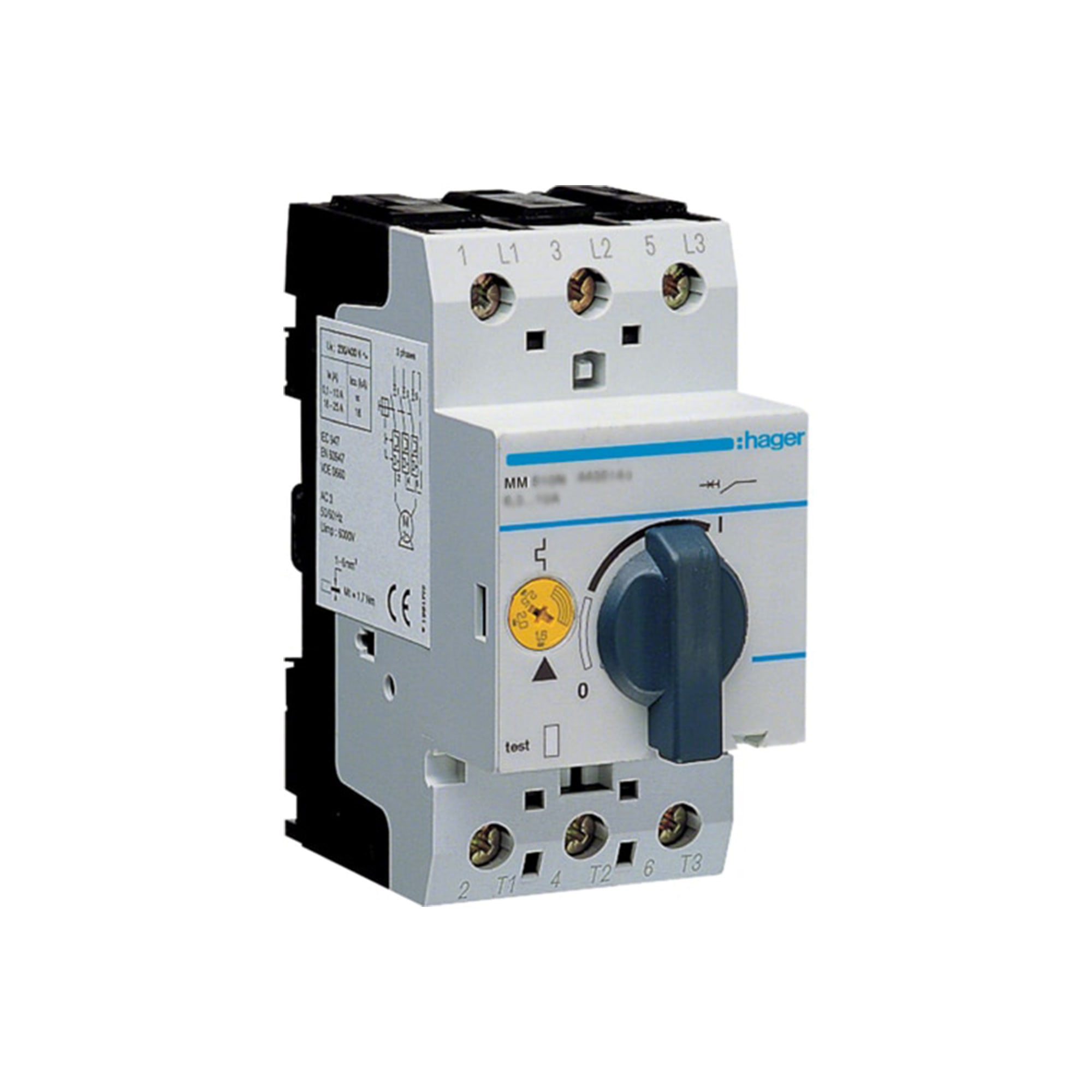 GUARDAMOTOR MAGNETOTERMICO DE 25 A 32 A HAGER