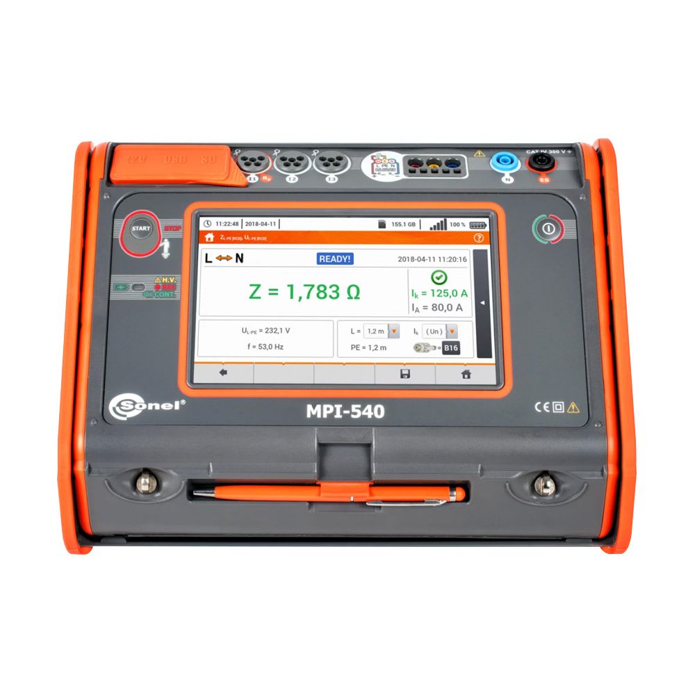 MEDIDOR MULTIFUNCION AVANZADO PARA INSTALACIONES ELECTRICAS WMESMPI540 SONEL1