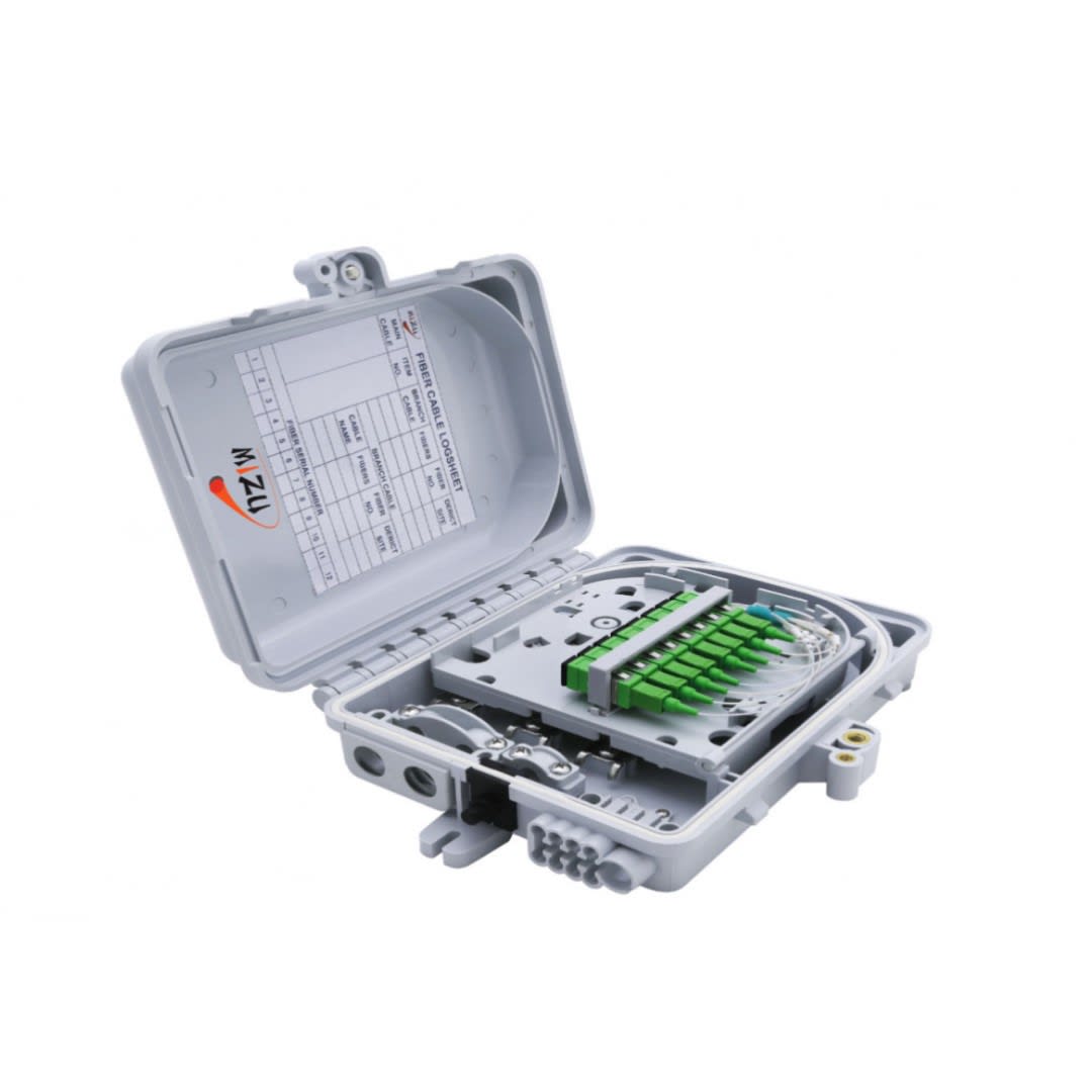 CAJA DISTRIBUCION DE 08. C/PLC 1X08+08 SC/APC ADAPT/IP65 MZDB0208RI/F MIZU