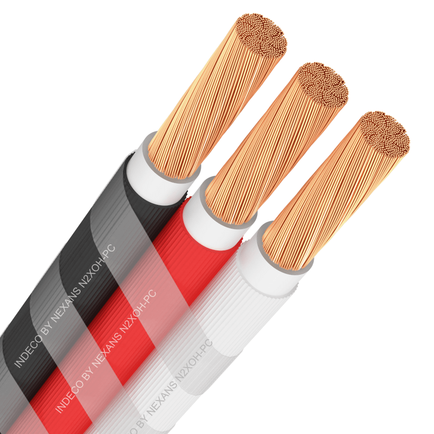 CABLES N2XOH 0,6/1kV TRIPLE 3-1x120MM P00001642-19 INDECO1