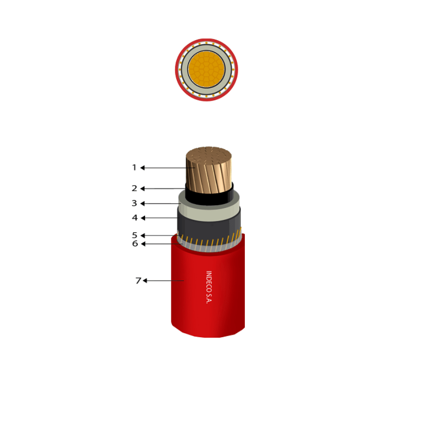 CABLES N2XSY 8,7/15kV 185MM PH6 P00036857-DB-0 INDECO