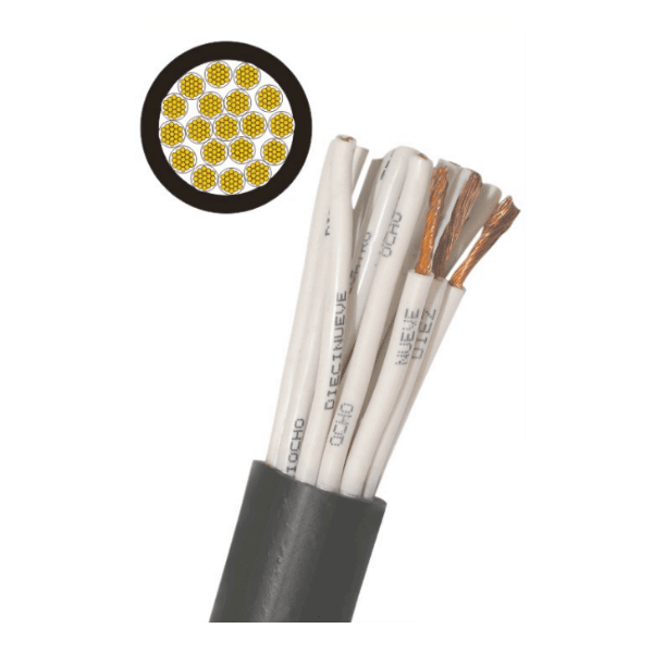 CABLE N2XY FLEXIBLE CONTROL 9X2,5MM 0,6/1(1,2)KV CELSA