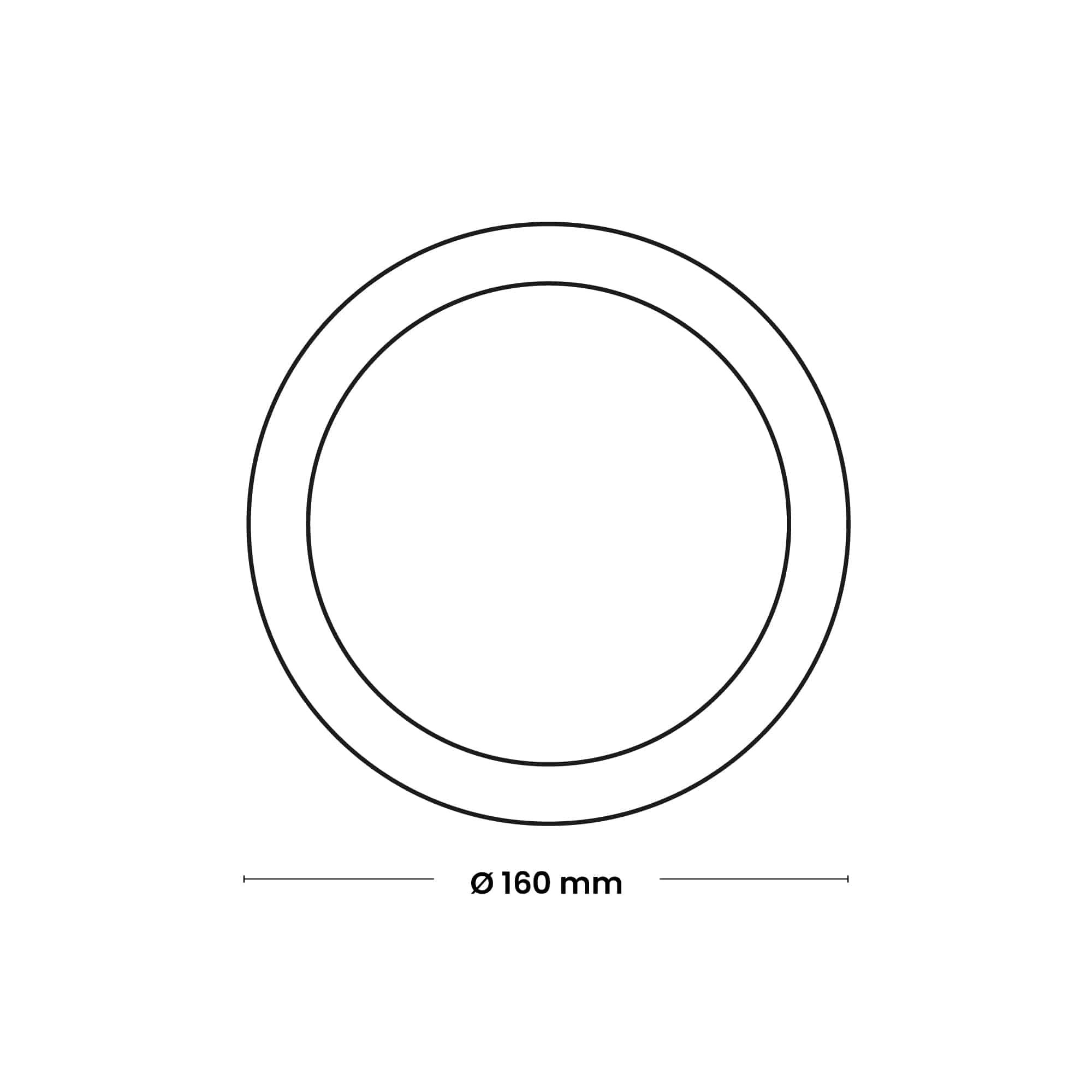 DOWNLIGHT LED CIRCULAR ADOSADO 12W 1200lM IP20 6500K 85-265VAC NV-LPS1-12WR NAVIA LED1
