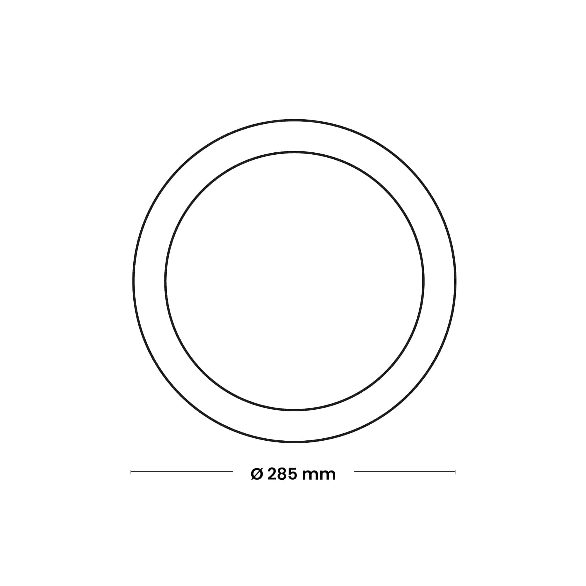 DOWNLIGHT LED CIRCULAR ADOSADO 24W 2100lM IP20 6500K 220-240VAC NV-LPS1-24WR NAVIA LED1