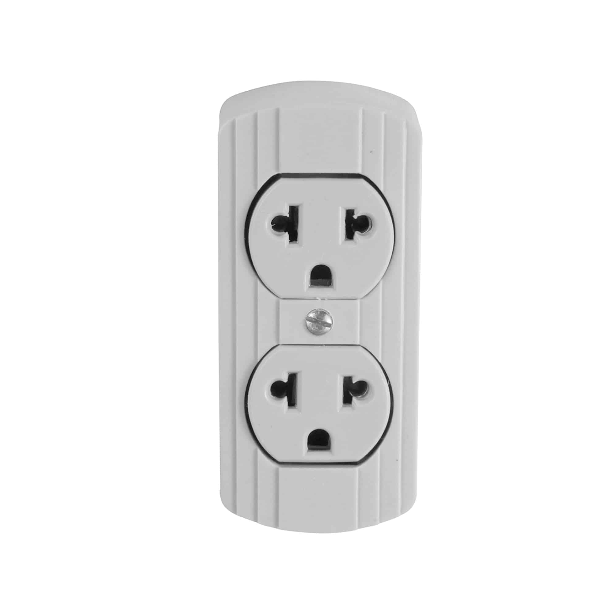 TOMA DOBLE VISIBLE L/T UNIVERSAL BLANCA NAVIA ENERGY