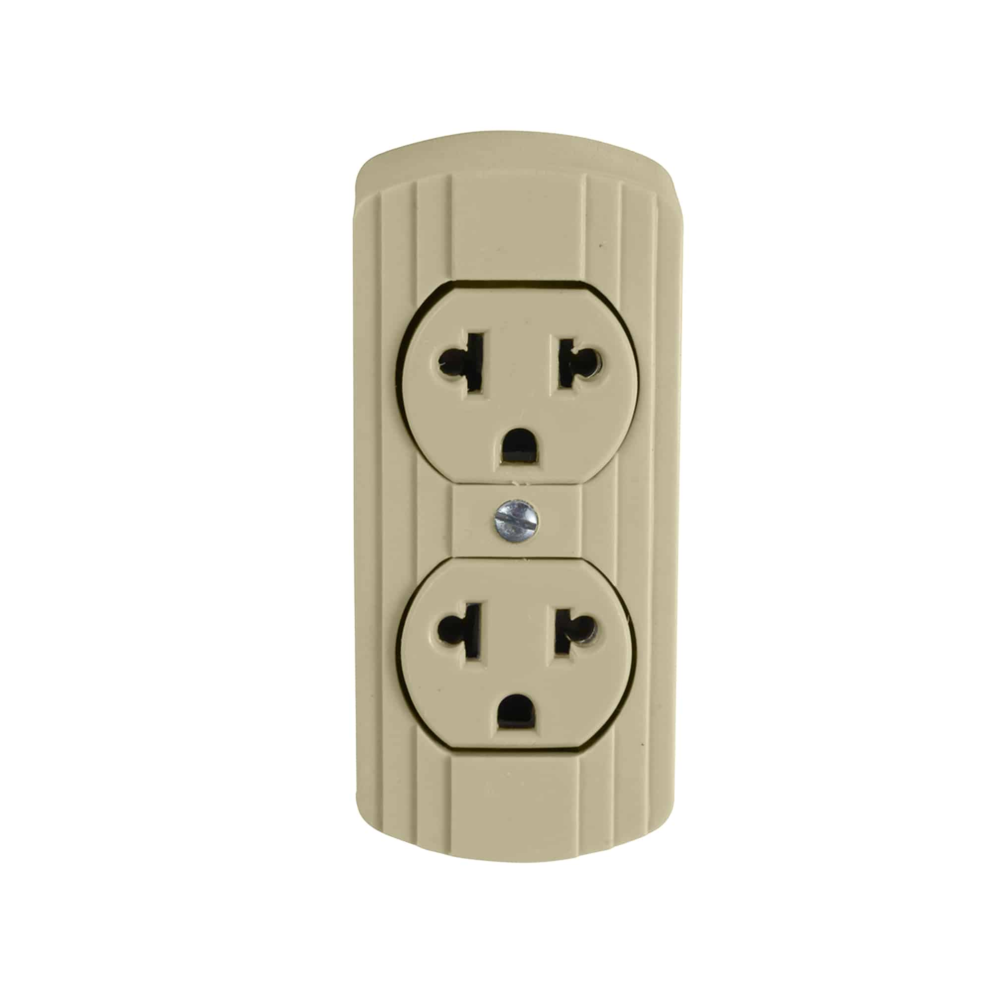 TOMA DOBLE VISIBLE L/T UNIVERSAL MARFIL NAVIA ENERGY