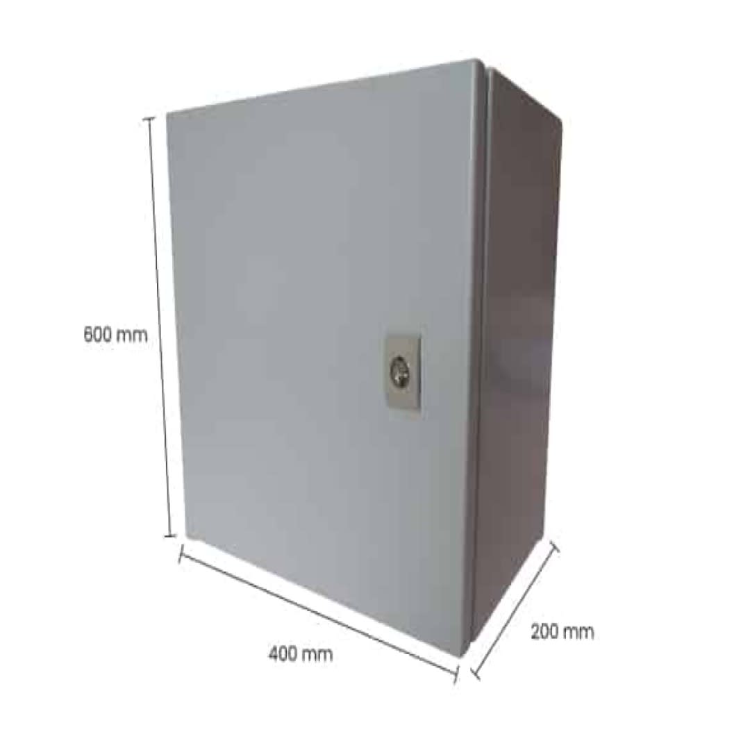 TABLERO METALICO ADOSABLE HERMETICO C/PLACA DE ACERO IP66 600X400X250MM NVB64/250 NAVIA BOX1