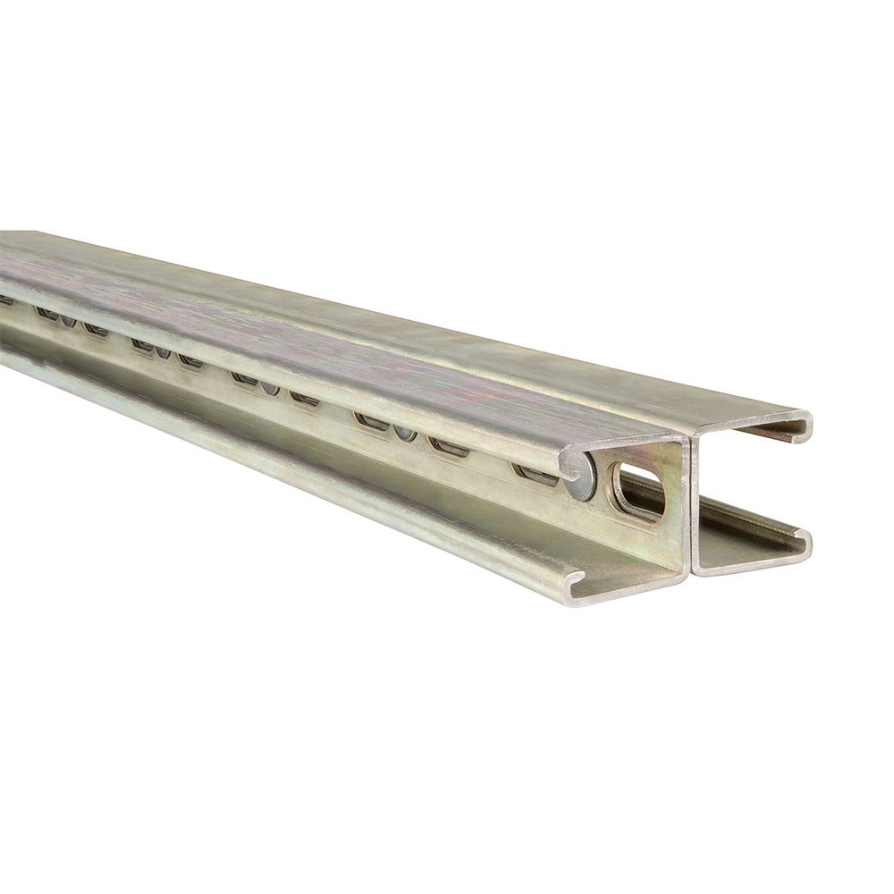 CANAL STRUT RANURADO DOBLE 3 1/4''X1 5/8'' X3MTS ESPESOR 2.5MM GALVANIZADO CALIENTE P1001HG-T. ELECTRICAL FITTINGS1