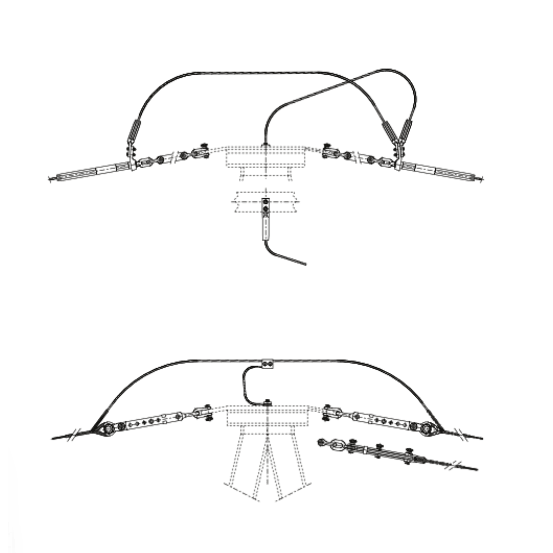 CADENAS DE AMARRE PARA CABLE DE TIERRA DOBLE ARAGCU AT1