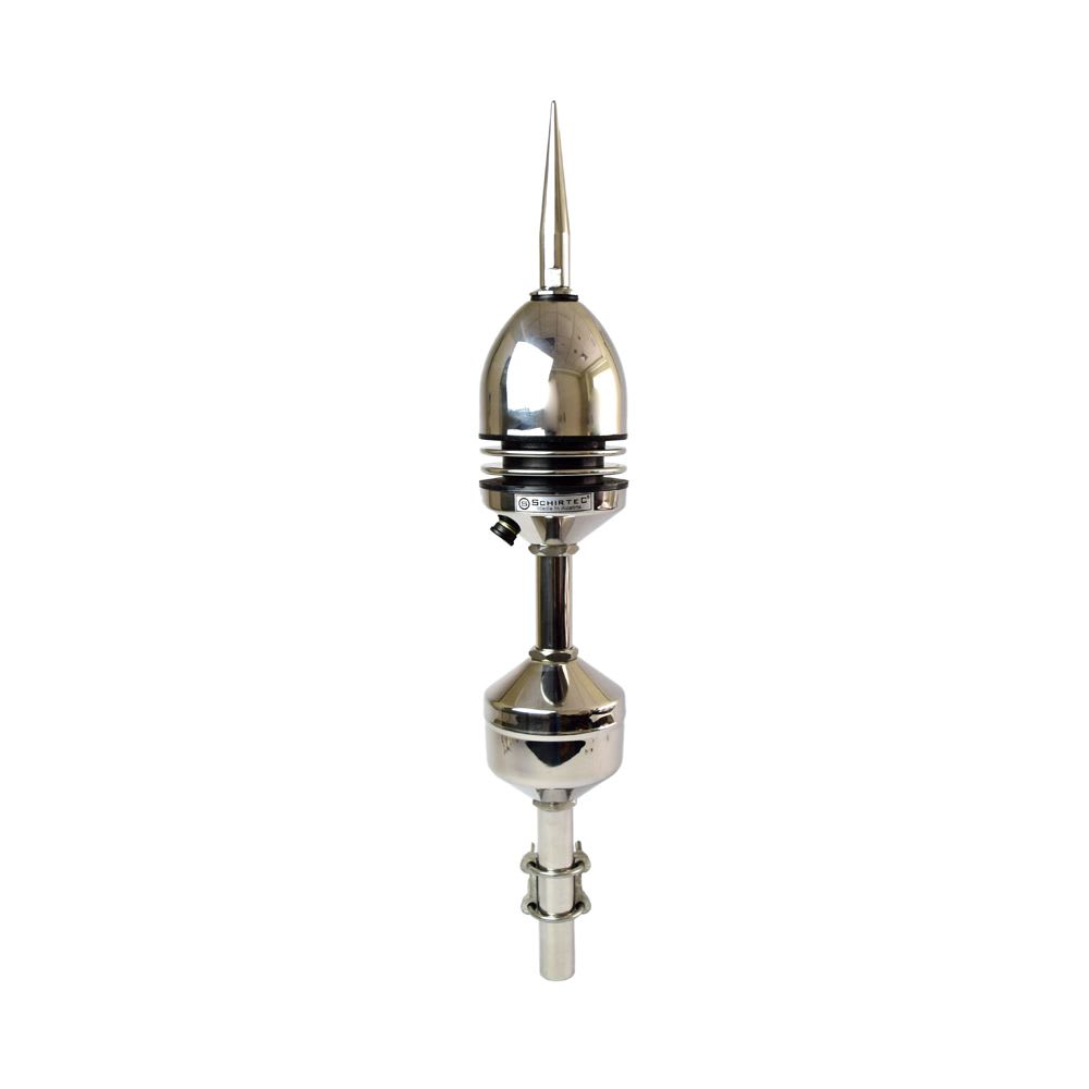 PARARRAYO PDC 2 GENERADOR DE IONES C/RADIO DE PROTECCION D/ACERO 80MT S-DA SCHIRTEC