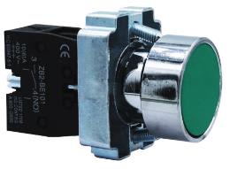 PULSADOR CON BLOCK 1NO VERDE PB2-BA31 NAVIA CONTROL