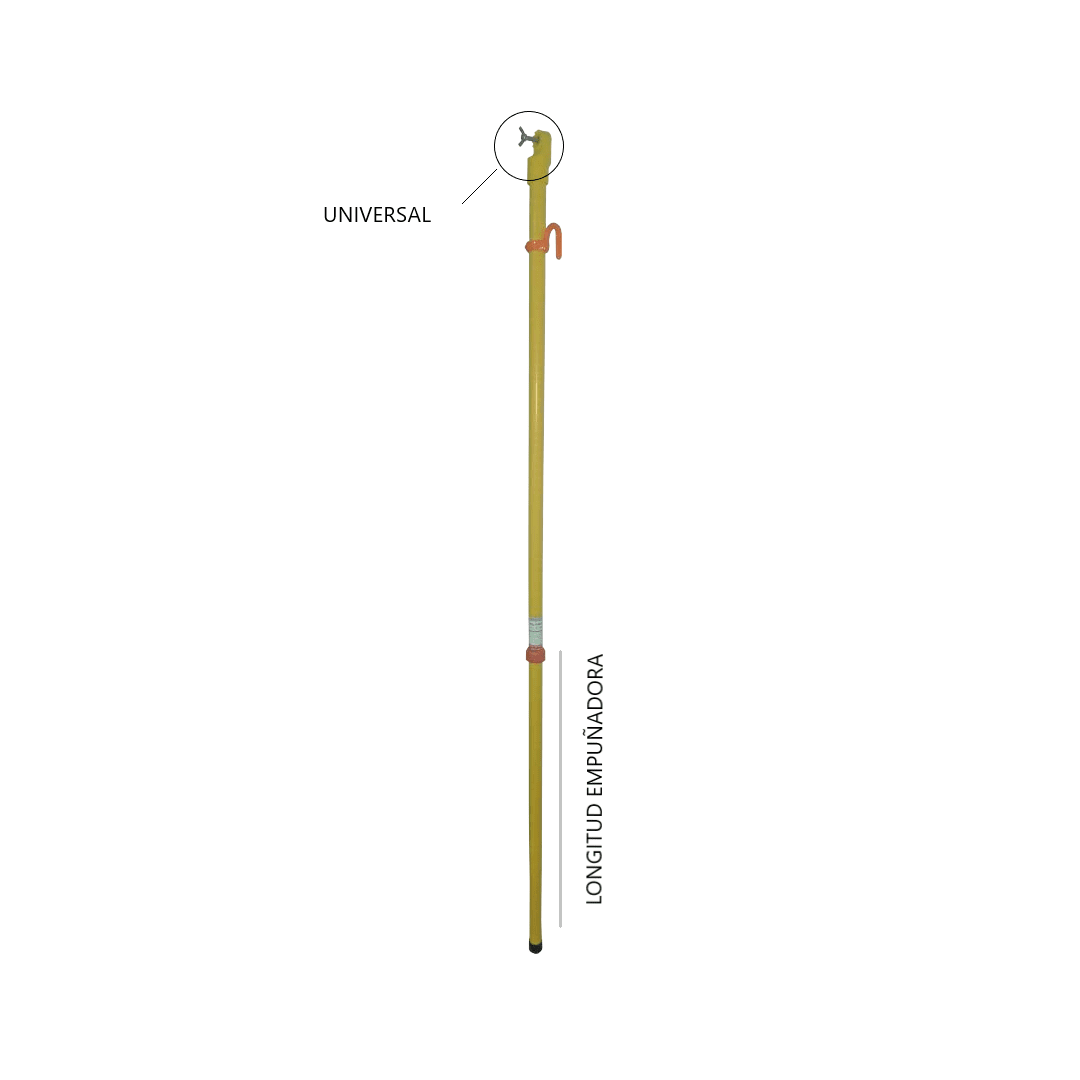 PERTIGA FIJA C/EMBUDO UNIVERSAL DIAM=32MM LONG= 1.85MT PXL1180UCS FAMECA1