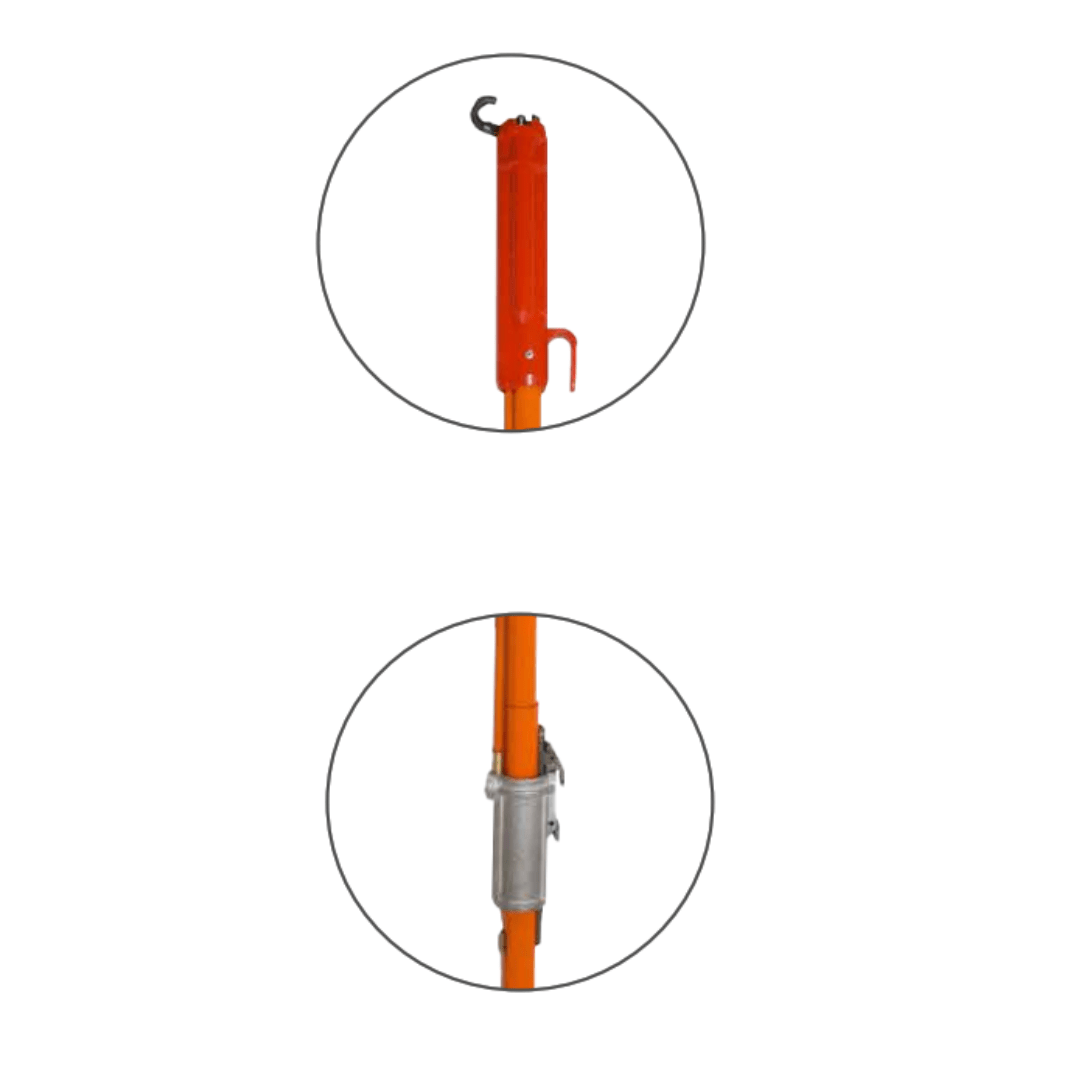 PERTIGA ESCOPETA D/GANCHO RETRACTIL L=2.65M SE514-1304 SOLUCAO EQUIPAMENTOS2