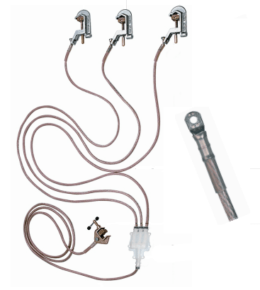 PUESTA A TIERRA TRIPOLAR P/SUB. MT. ICC=25 KA/S (CF:95MM2X1,5M) PIMT-TECS-1B PENTA FAMECA
