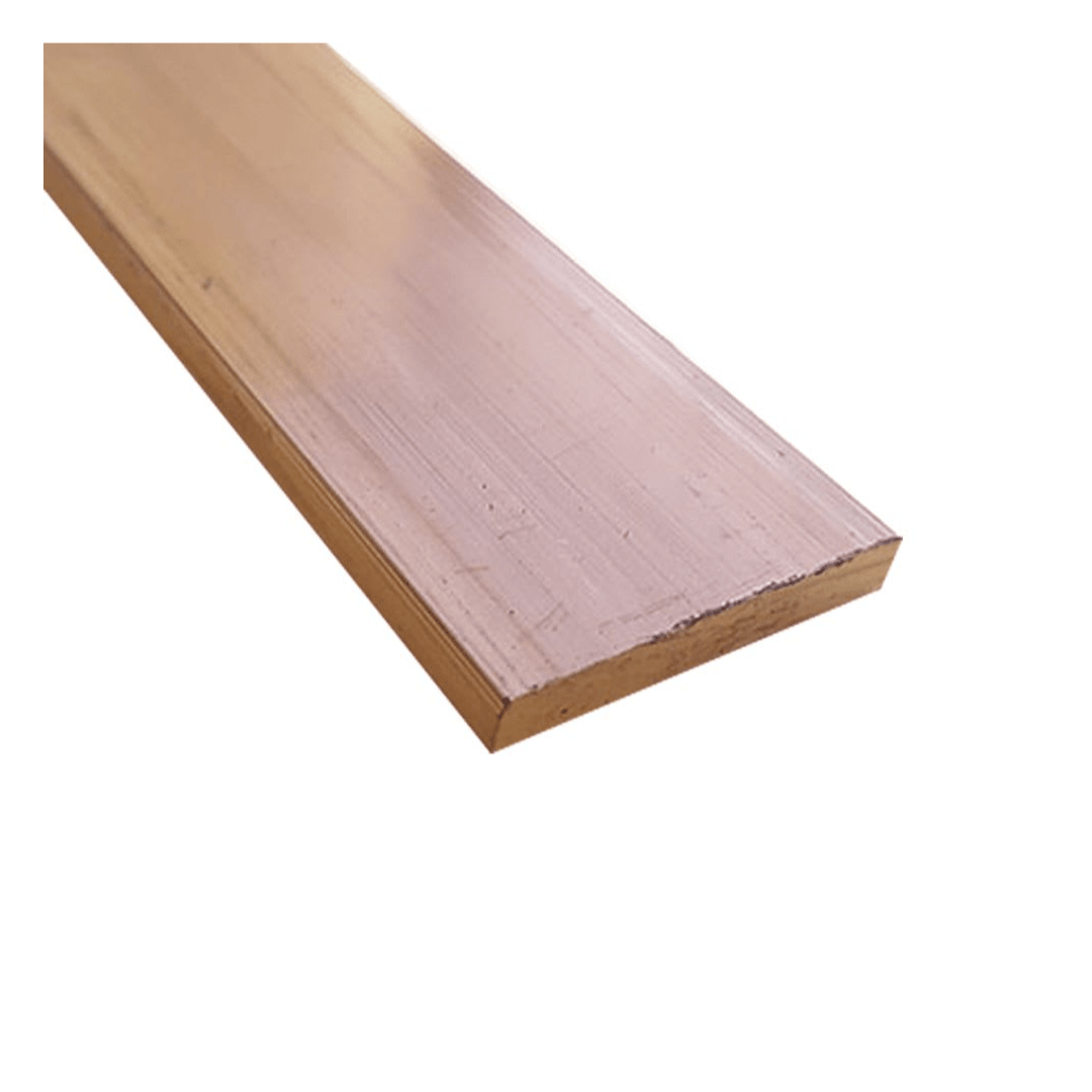 PLATINA DE COBRE DURO DESNUDO 3X25MM X MT LINEAL TECNOFIL