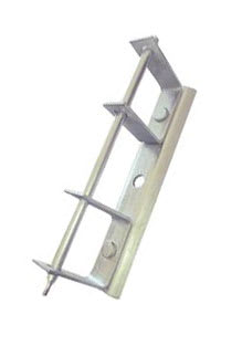 PORTALINEA PARA AISLADORES CARRETE 2 VIAS 53-1 150X225MM Ø 3/8'' GALV CALIENTE AP5476006 ARAGCU BT2