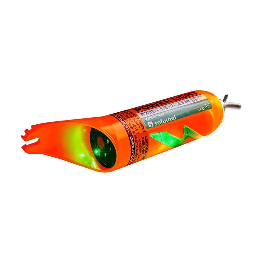 DETECTOR DE TENSION OPTICO Y ACUSTICO 5-79KV CON LINTERNA 645285 SOFAMEL