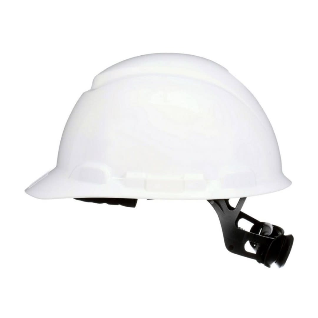 CASCO HARD HAT CON VENTILACION EN POLIETILENO BLANCO AJUSTABLE 3M PERU