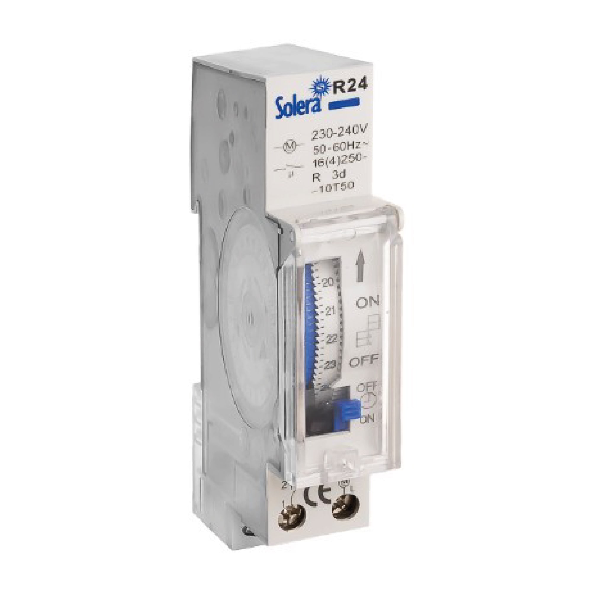 INTERRUPTOR HORARO 24H ANALOGICO 230V AC SOLERA