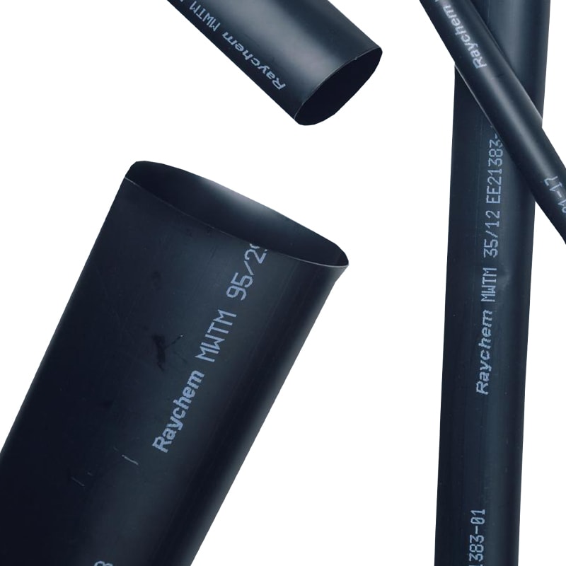 TUBO TERMOCONTRAIBLE CON ADHESIVO INTERNO PARED MEDIA 600V 13-32MM MWTM-35/12-1200-S RAYCHEM1