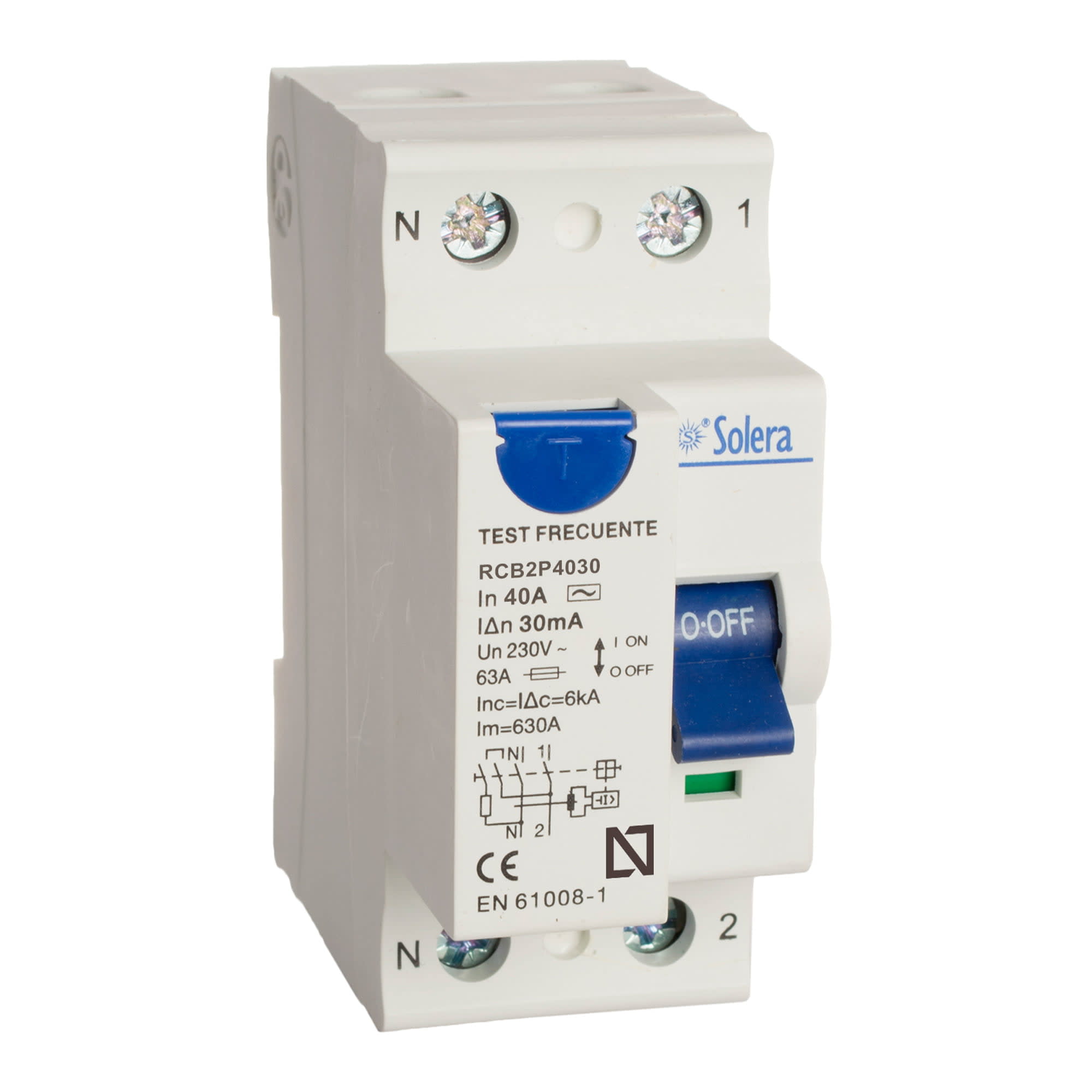 INTERRUPTOR DIFERENCIAL 2X40A SOLERA1
