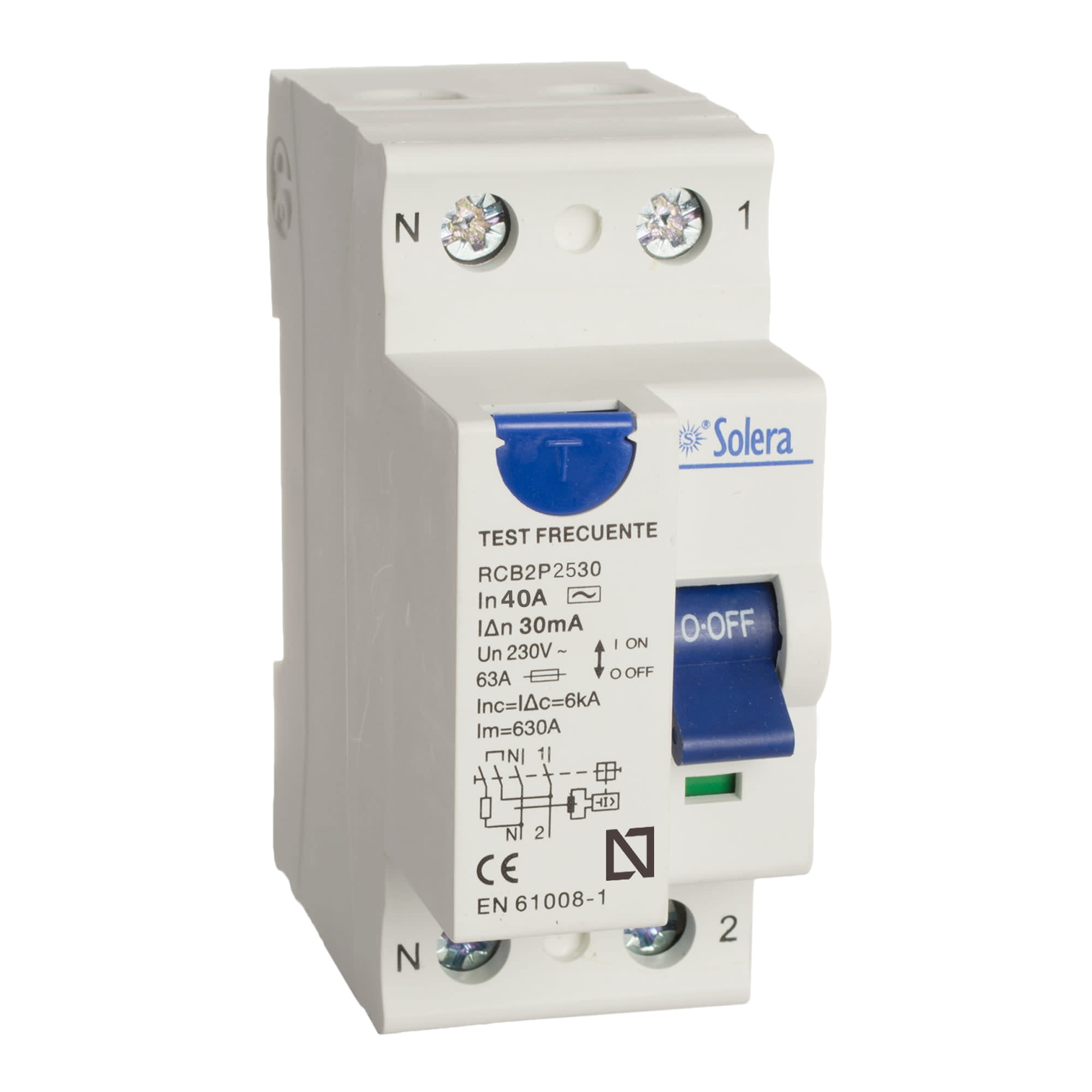 INTERRUPTOR DIFERENCIAL 2X63A SOLERA1