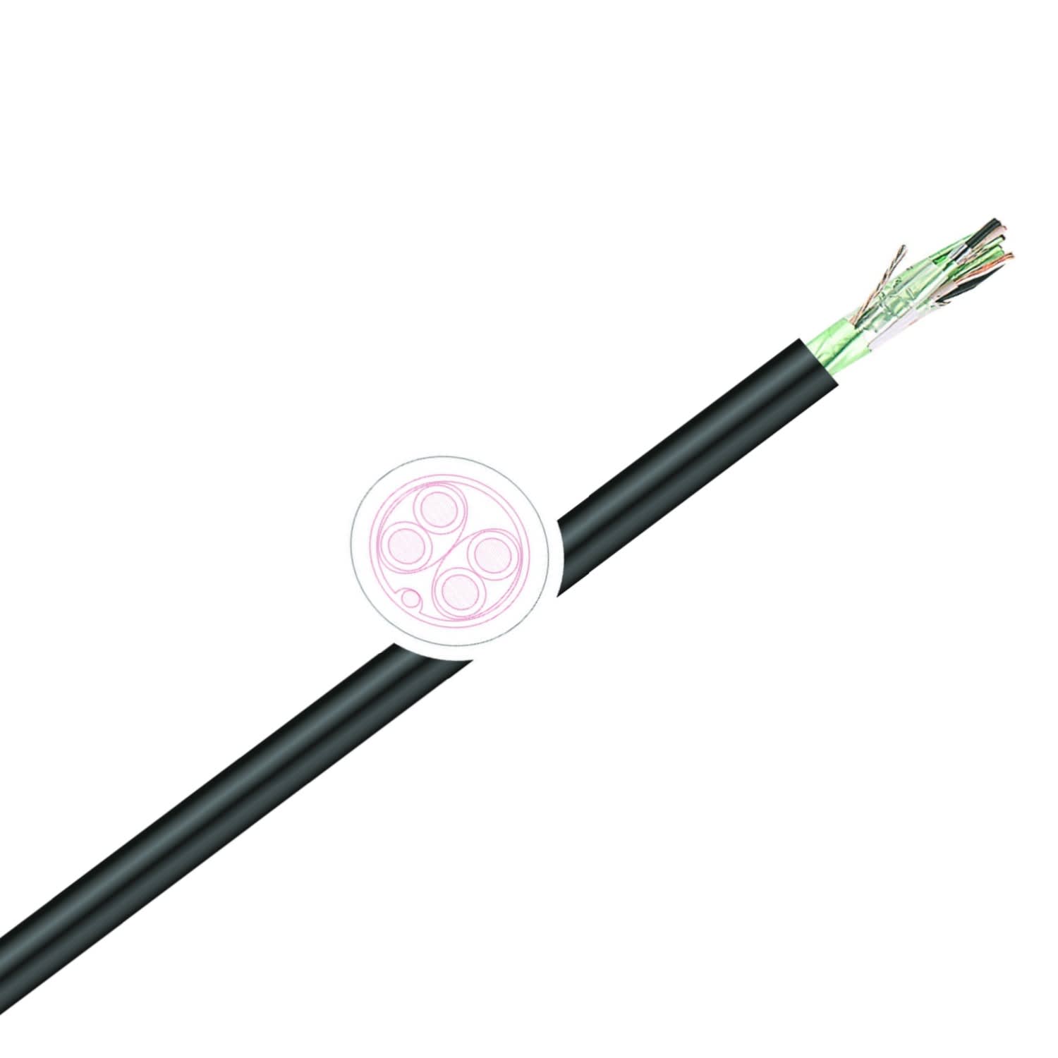 CABLE INSTRUMENTACION INDUCOM RE-2X(ST)YV-FL PIMF-SCHWARZ/BLACK 16X2X1.3MM2 2000336 TKD1