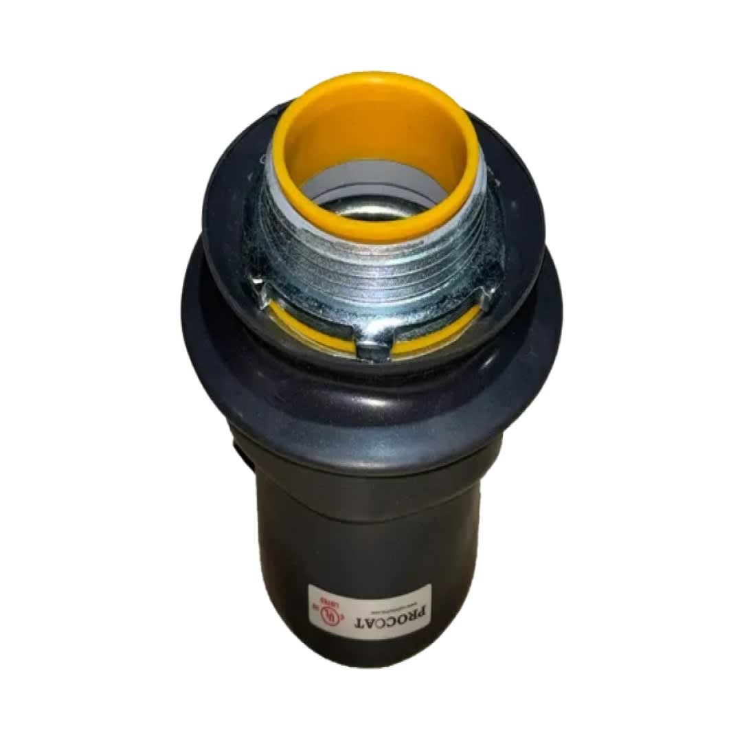 CONECTOR RECTO LIQUIDTIGHT HIERRO 3/4'' REVESTIDO DE PVC UL PROCOAT
