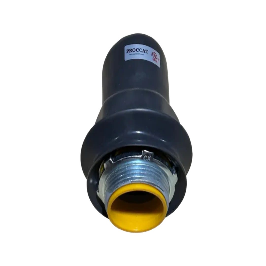 CONECTOR RECTO LIQUIDTIGHT HIERRO 3/4'' REVESTIDO DE PVC UL PROCOAT2