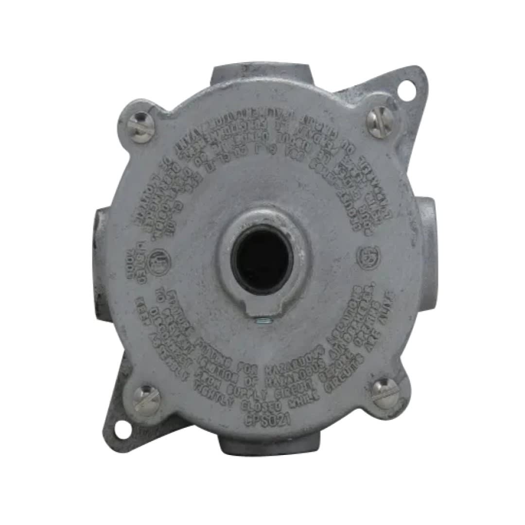 CAJA REDONDA SERIE CPS HIERRO 3/4'' HUB COVER Ø3/4'' NEMA 7 CL1 DIV1&2 UL CROUSE HINDS1