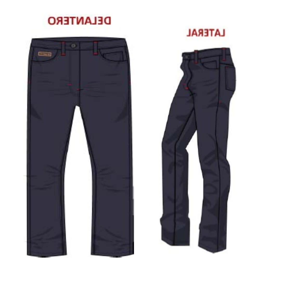PANTALON IGNIFUGO ANTI-ARCO ATPV:27.7CAL/CM2 T/30 AZUL MARINO P-24D REPEL-TEK
