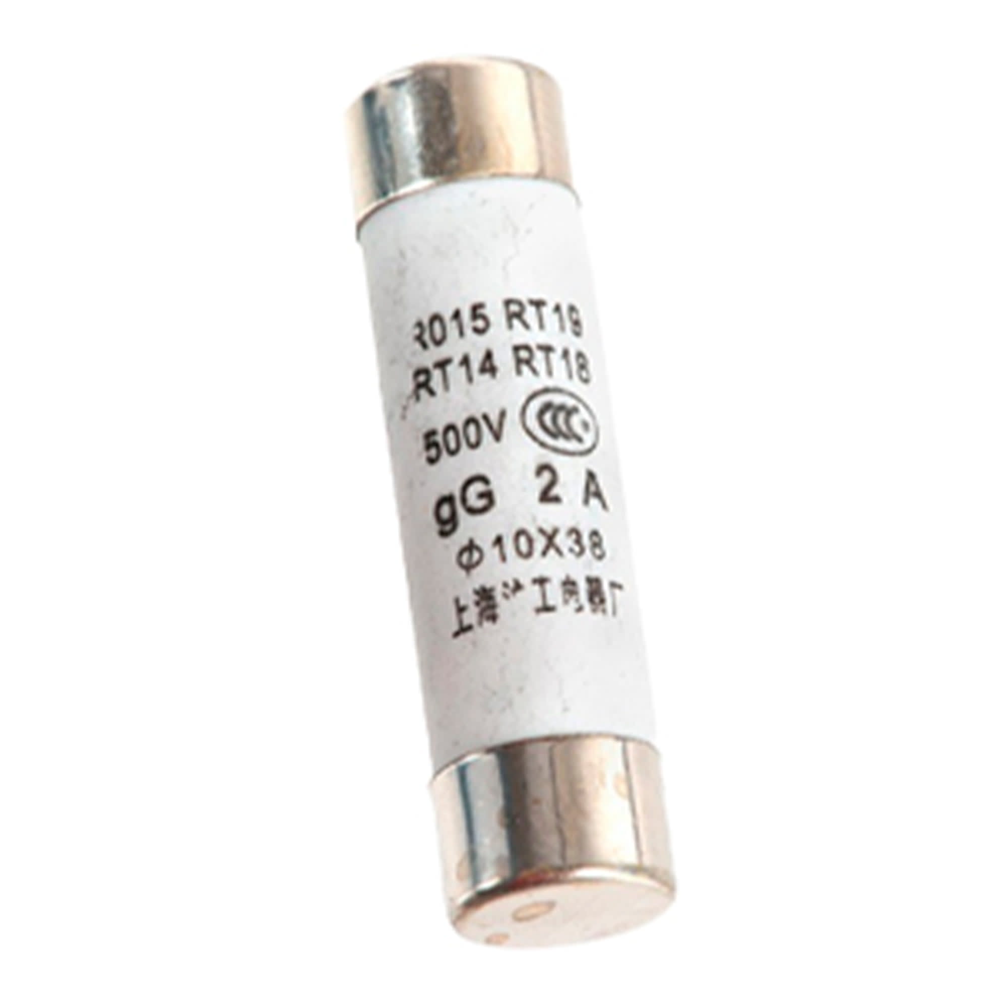 FUSIBLE 2A GG Ø10X38MM RO15/2A NAVIA CONTROL