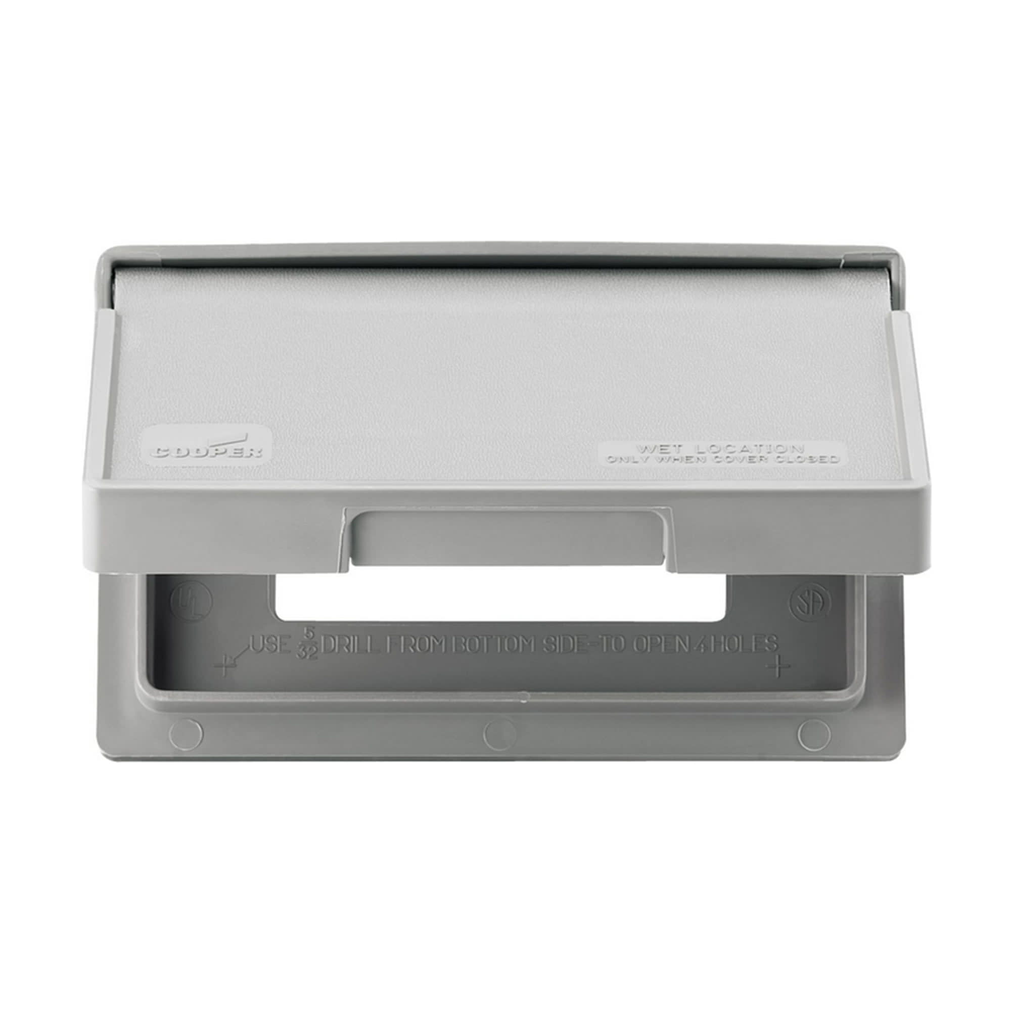 PLACA SIMPLE HERMETICA (TIPO DECORA) HORIZONTAL NYLON S3966E EATON1