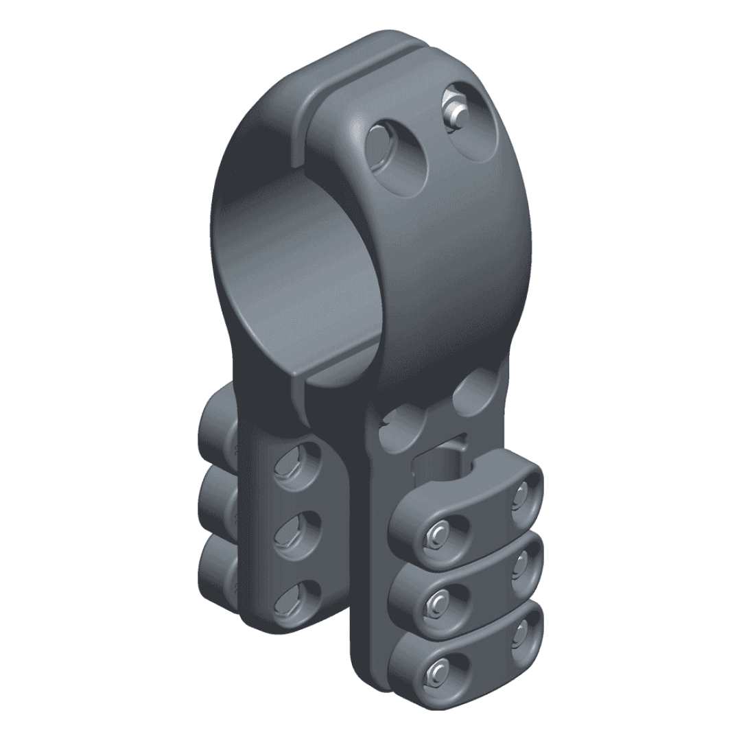 DERIVACION EN T PASANTE A CABLE DUPLEX MDBD.1-8025 ARAGCU AS