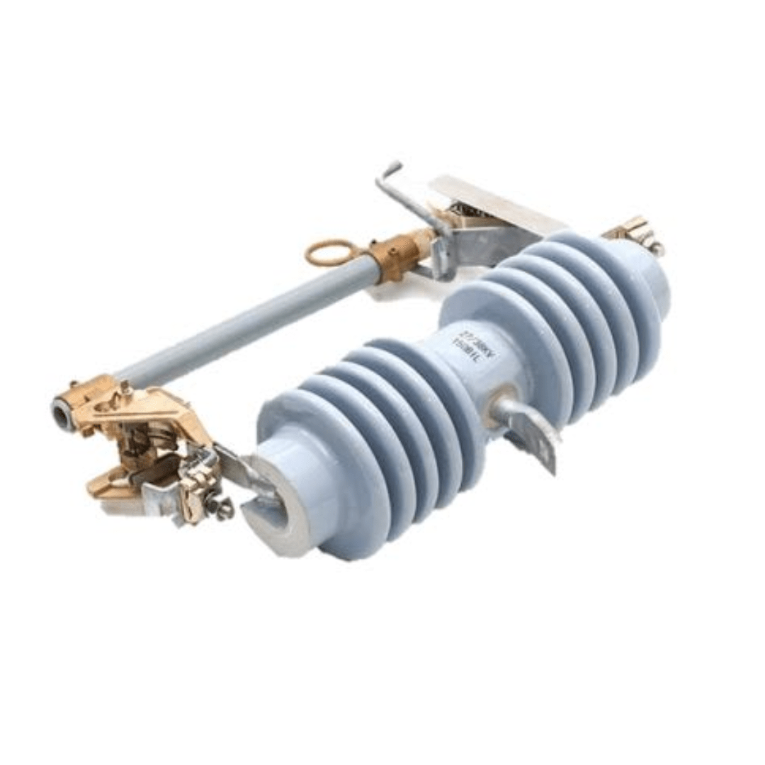 SECCIONADOR CUT OUT CERAMICO 27 KV 100A 150KV BIL 450MM L F INC.HERRAJE MULTICO